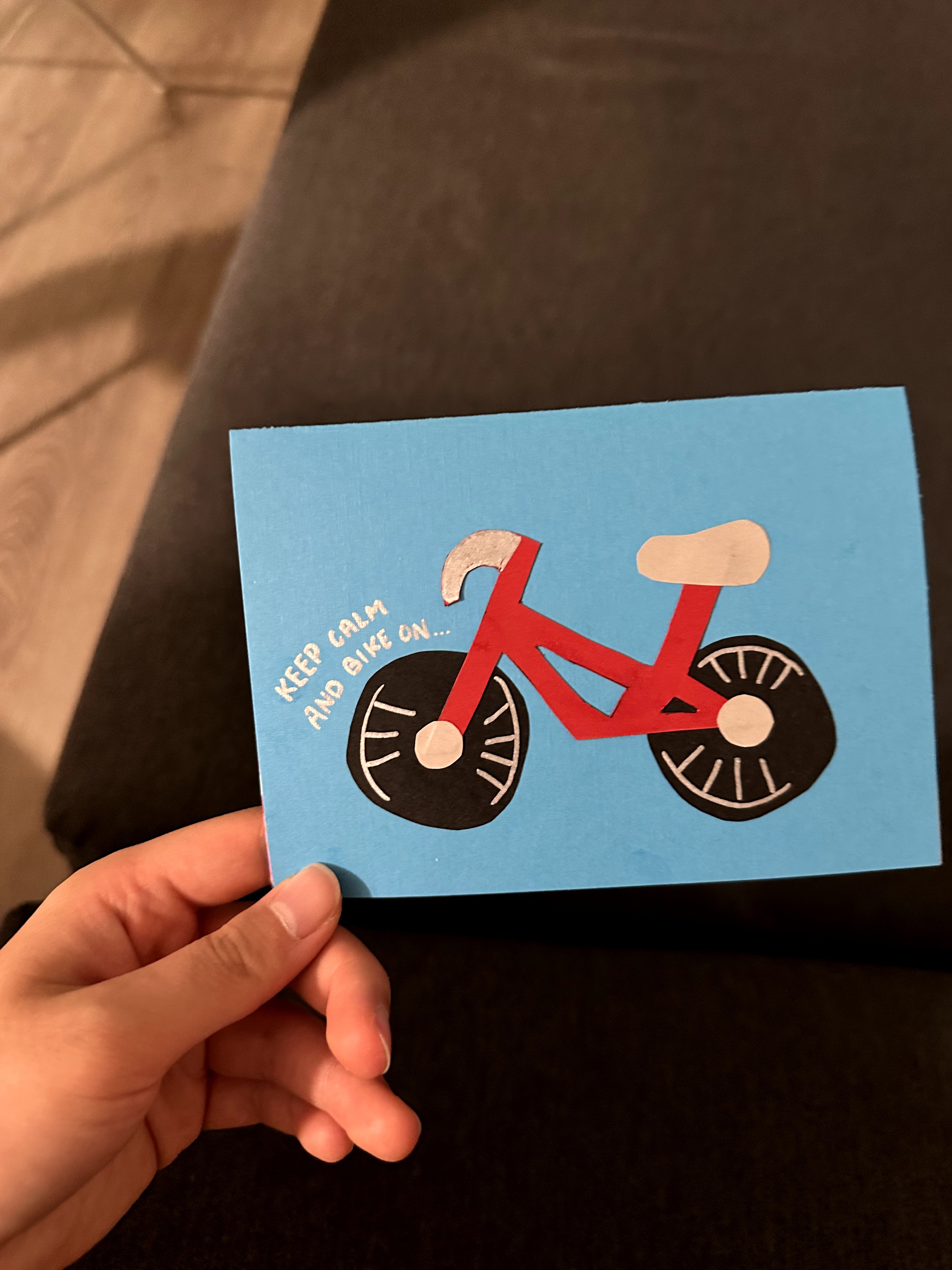 Bicycling Card